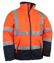 ZADANIE NR 3 - KURTKI Kurtka ostrzegawcza Softshell Vizwell VWJK135ON - Wykonana z trójwarstwowego, wodoodpornego materiału Softshell - Odporność na wodę: 8000 mm słupa wody - Oddychalność: 1000g -
