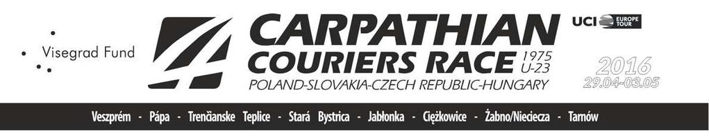 Veszprem 2016-04-29 COMMUNIQUE 2 PROLOGUE ROUTE: Veszprem CLASSIFICATION OF PROLOGUE DISTANCE OF STAGE KM: 3.00 AVERAGE SPEED: 49.25 km/h RANK NO UCI CODE SURNAME, FIRST NAME TEAM TIME DIFF.