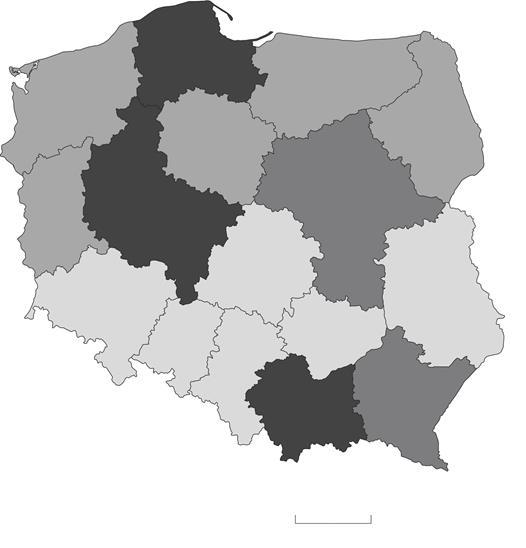 Zadanie 18. (0 2) Na mapie przedstawiono przyrost naturalny w województwach w Polsce w 2016 roku. >1,0 0,0 1,0 1,0 0,0 < 1,0 0 100 km Oceń, czy zdania są prawdziwe. Zaznacz TK albo NIE. 1. W województwie wielkopolskim w 2016 roku był ujemny przyrost naturalny.