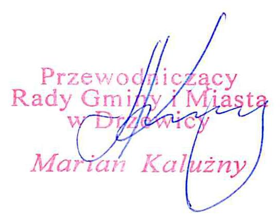 Druki do pobrania dostępne są: l) w Urzędzie Gminy i Miasta w Drzewicy; 2) na stronie internetowej www.drzewica.pl. 5.