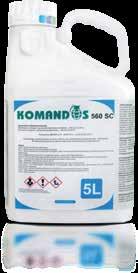 Komandos 560 SC Komplet 560 SC Komandos 560 SC jest środkiem chwastobójczym, koncentratem w formie stężonej zawiesiny do rozcieńczania wodą, stosowanym doglebowo lub nalistnie, przeznaczonym do