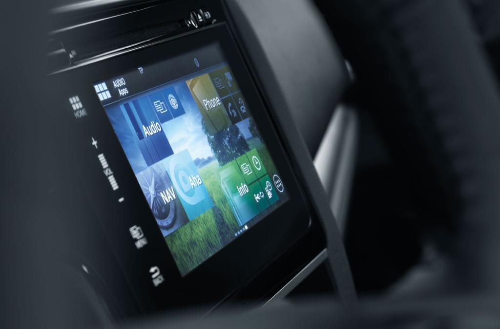 POZOSTAŃ W KONTAKCIE Jazz został wyposażony w system rozrywkowo-informacyjny Honda CONNECT*, który pozwala Ci być w stałym kontakcie ze wszystkim, co