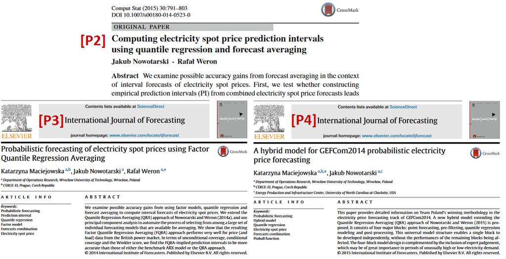 Zadania 1 i 2 Prognozy probabilistyczne [P2-4] Uśrednianie prognoz (prognozy