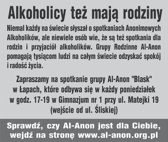 Ogłoszenia / Reklama Radni Nasze Podlasie Rady Miejskiej włapach Wiesław Szustak Przewodniczący Klubu tel.