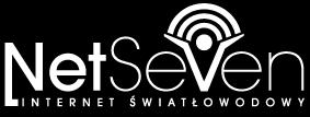 zwany dalej Regulaminem, określa warunki i zasady świadczenia usług telekomunikacyjnych, polegających na zapewnieniu dostępu do sieci Internet przez Operatora - NetSeven spółka z ograniczoną