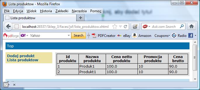 kliknięciu na