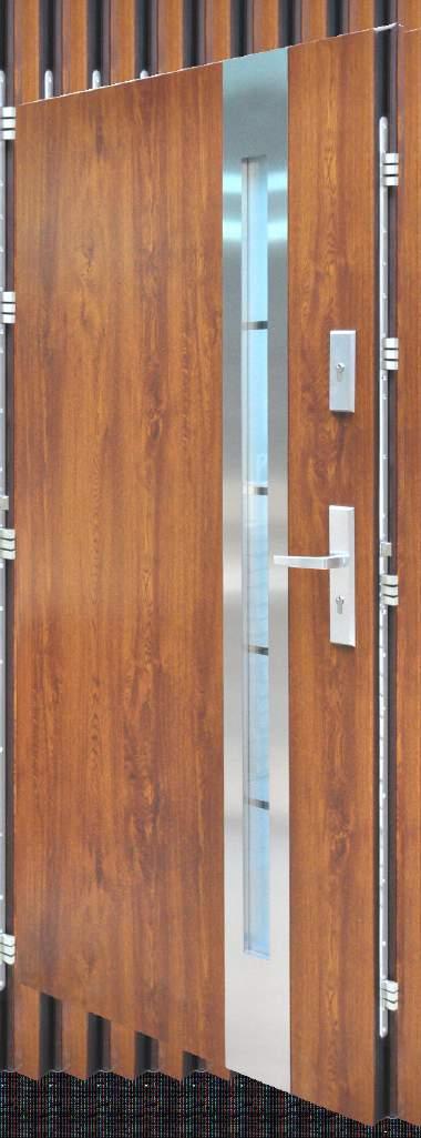 KMT PLUS 7 passive Drzwi stalowe wejściowe zewnętrzne laminowane 0,7 0,7 WYPOSAŻENIE STANDARDOWE enie Tłocz 11s3 7 mm Skrzydło grubości 7 mm wypełnienie PIANKA POLIURETANOWA Zamek podstawowy kl.