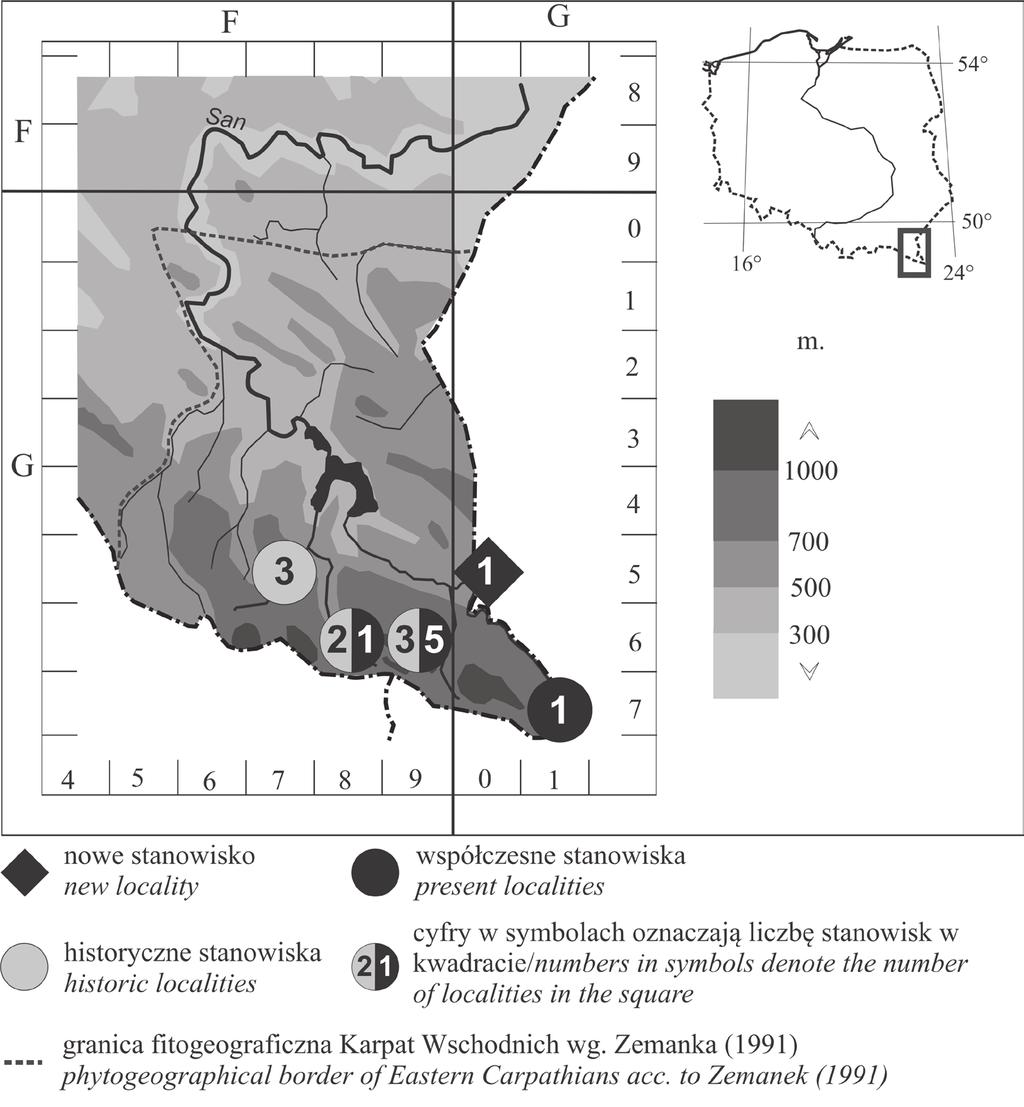 R. Kościelniak, L. Betleja Zagrożone zniszczeniem stanowisko... 269 terenie BdPN przyjęto wg Kucharzyka (2008) oraz Mroczka i in. (2010).