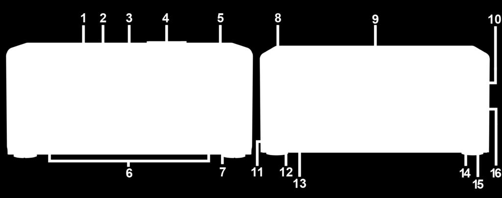 Aby uzyskać więcej informacji, zobacz Dodatek B: LED Indicator Table. 1. Służy do włączania serwera DiskStation. 2.