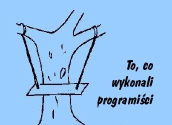 Nie Wyświetl b printf("program wskazuje