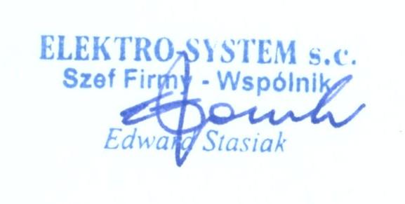 Deklaracja zgodności Firma ELEKTRO-SYSTEM s.c. z siedzibą przy ul. Sienkiewicza 25 w Kutnie oświadcza, że produkt: Sterownik adaptacyjny bruli.pl V3.