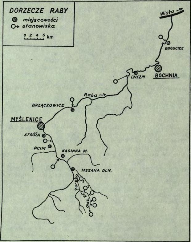 Pełniejsze dane charakteryzujące dorzecze B aby m ożna znaleźć w opracow aniach P a s t e r n a k a (1969) i P t j n z e t a (1969).