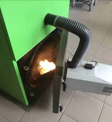 W ramach zajęć zostaną przeprowadzone pomiary produktów spalania z użyciem analizatora spalin oraz pomiary temperatury za pomocą