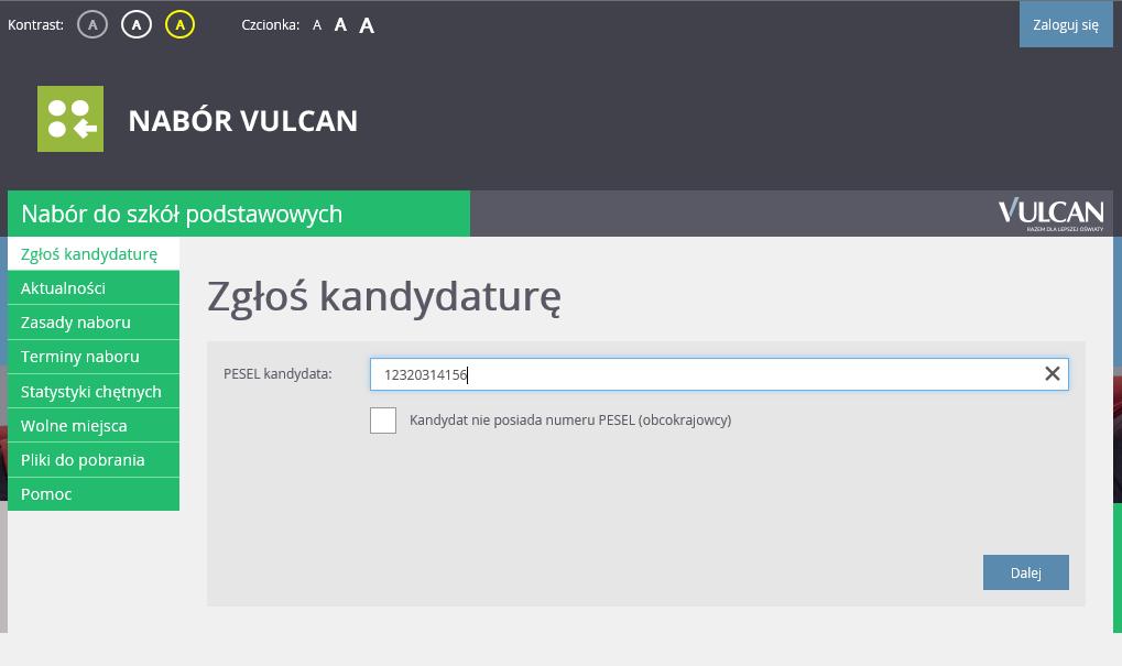 Rejestracja kandydata Rejestracja kandydata przez rodzica/opiekuna prawnego Elektroniczna rejestracja dziecka odbywa