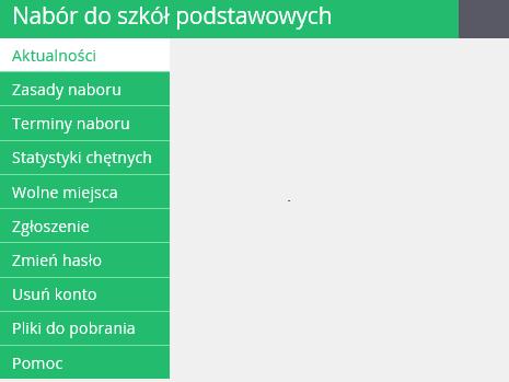 Jest wyświetlana również informacja o obecnie zalogowanym użytkowniku oraz jest dostępny przycisk Wyloguj się.