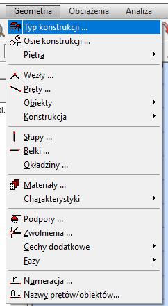 2 1. Definicja i typ zadania, początkowe ustawienia Definicja zadania. Zadanie przykładowe do rozwiązania za pomocą systemu obliczeniowego ROBOT jest przedstawione schematycznie na Rys. 1. Dodatkowo należy przyjąć następujące dane: materiał: beton B25 lub C20/25 (E = 30 GPa), rygle: belka żelbetowa o przekroju prostokątnym A 1 = 0.