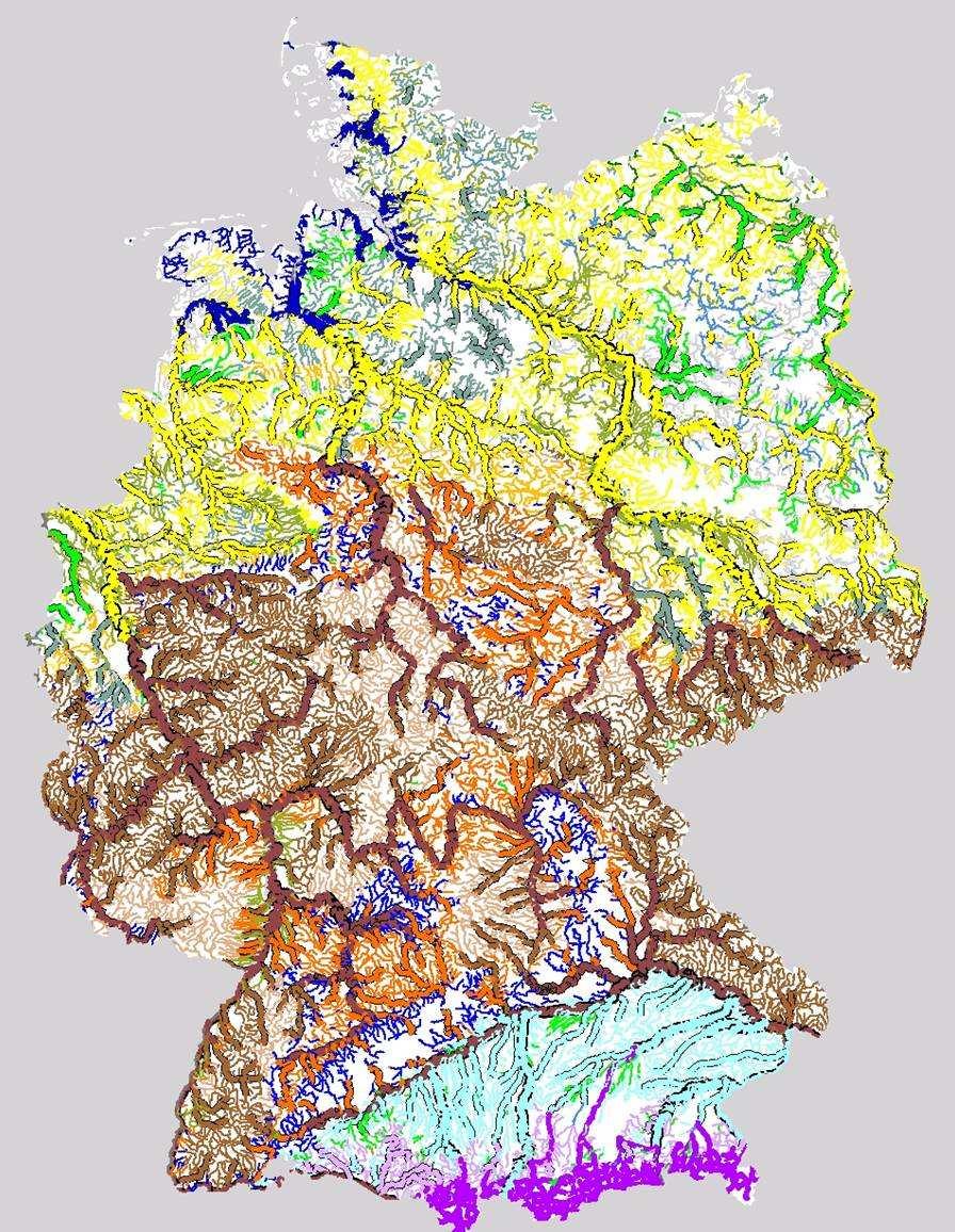 9 / 24 Mapa niemieckich biocenotycznie