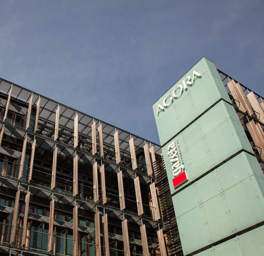 PODSUMOWANIE ZAŁOŻEO STRATEGICZNYCH PRZYSPIESZENIE ROZWOJU I WZROST SKALI GRUPY AGORA CYFRYZACJA, OFERTA PREMIUM, DYWERSYFIKACJA ŹRÓDEŁ PRZYCHODÓW OBECNE KLUCZOWE SEGMENTY BIZNESOWE LIDER TREŚCI