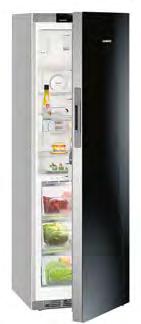 ): 185 / 60 / 68,5 ¹ Klasa efektywności energetycznej: K ¹ Zużycie energii w ciągu 365 dni / 24 h: 128 / 0,350 kwh ¹ Całkowita pojemność netto: 338 l (Chłodziarka: 314 l / w tym szuflady BioFresh:
