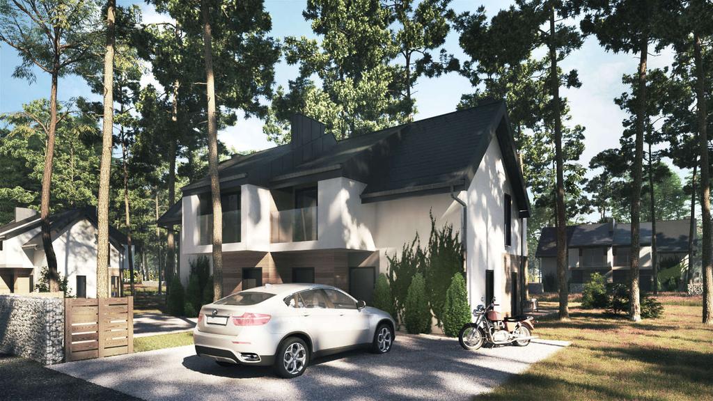 INWESTYCJA Własny dom w kompleksie Rozewie Park ze względu na położenie i niebanalną architekturę stanowić może bardzo dobry produkt inwestycyjny.