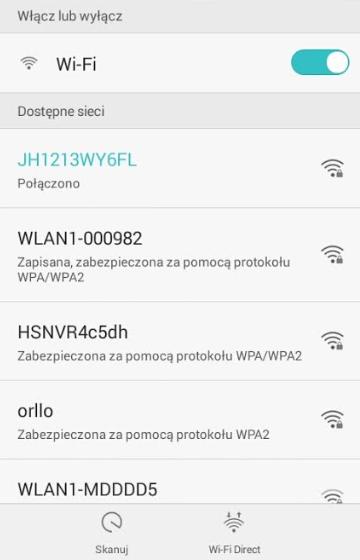 zawierać: (.,-_) 5. Połącz telefon z wygenerowaną siecią Wi-Fi 6.