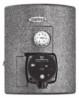 System zabudowy kotłowni do 70 kw Grupa pompowa do ogrzewania podłogowego Thermix Grupa pompowa do ogrzewania podłogowego Thermix z mieszaczem i głowicą termostatyczną dla kotłów wiszących Kompaktowy