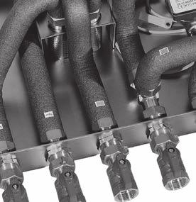 eliminuje wysokie straty energii związane z cyrkulacją eliminacja konieczności