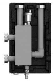 Wartownik z funkcją zwrotnicy hydraulicznej bez wkładu magnetycznego Typy standardowe Przepływ Moc* Średnica bocznego przyłącza Nr kat. Cena Euro Armatura MHK 25 m 3 /h = 2 kw = 50 DN 25 66391.