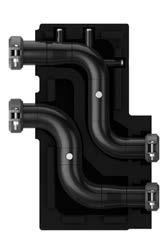 mm DN 65 175 mm DN 80 70 mm 415 mm 550 mm 1060 mm 105 mm (Pokrywa) Moc [kw] 280 Przepływ [m³/h] 21 Produkt Rys. Nr kat. Rozdzielacz dla 2 kotłów 66451.37 1 Rozdzielacz dla 1 kotła 66451.