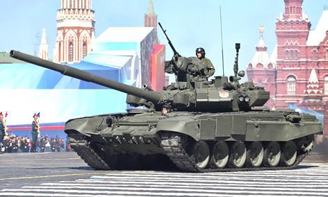 Rozwój opancerzenia czołgów w aspekcie jego odporności na penetrację amunicją kinetyczną Competition Between Tank Armour Systems and Kinetic Ammunition 89 460-560 mm RHA Rys. 13.