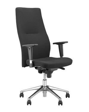 przyjazne krzesła do każdego wnętrza Strona główna / Kategorie produktów / Krzesła biurowe / ORLANDO ORLANDO HB R16H steel 28 chrome z mechanizmem Epron Syncron z regulacją głębokości siedziska oraz
