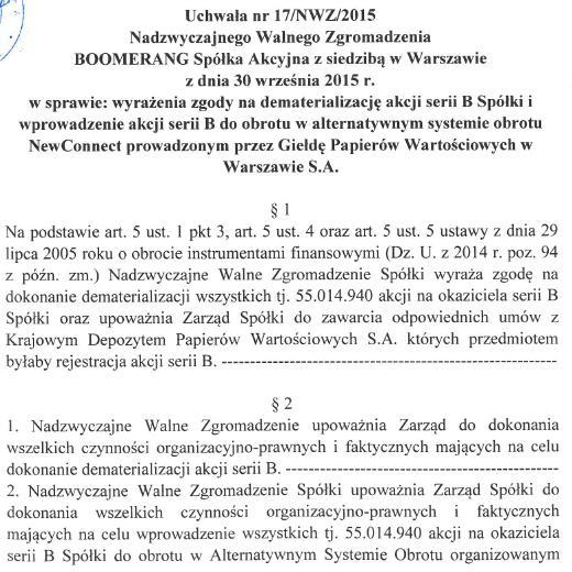 Dokument Informacyjny Parcel