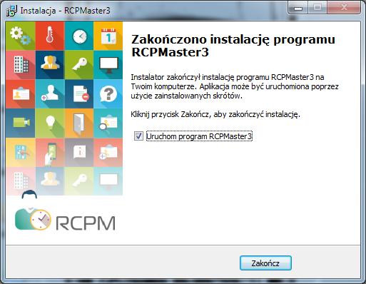 Etap 1: Instalacja aplikacji RCP Master 3 Pierwszym krokiem jest pobranie aplikacji RCP Master 3 ze strony www.roger.pl. W tym celu można skorzystać z poniższego linku: http://www.roger.pl/pl/rejestracja-czasu-pracy/rcp-master-3-program-do-analizy-czasu-pracy.