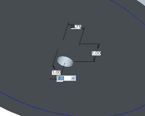 Zadanie nr 4 Stworzenie wzorca przez wypełnienie (Fill Pattern) 1. Włącz program Pro/Engineer. 2.