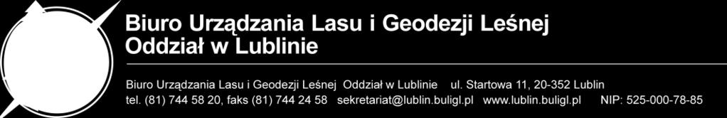 PROJEKT PLANU URZĄDZENIA LASU dla lasów obiektu Las Sadłowice, w użytkowaniu Instytutu Uprawy Nawożenia i Gleboznawstwa w