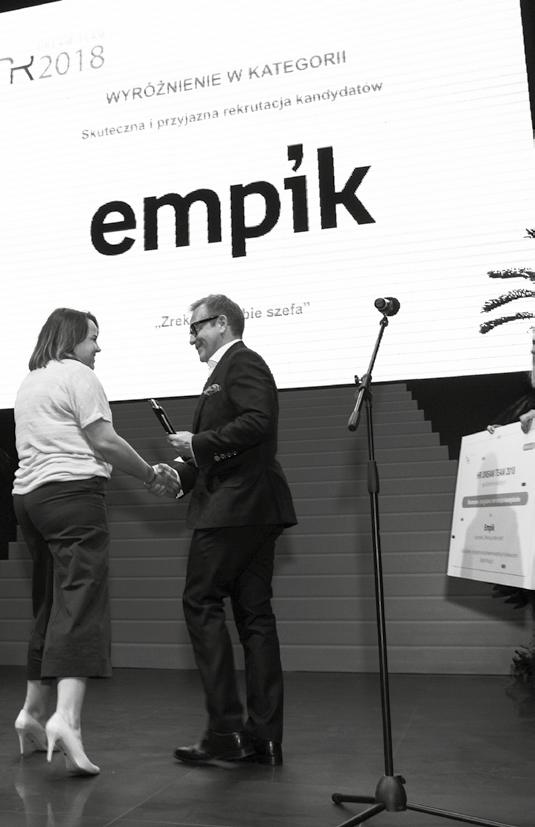 Pierwsze wyróżnienie EMPIK Zrekrutuj sobie szefa Zrekrutuj sobie szefa to projekt rekrutacyjny realizowany w 2017 roku, skierowany do osób, które lubią mieć wpływ na wybór z kim pracują, a my daliśmy