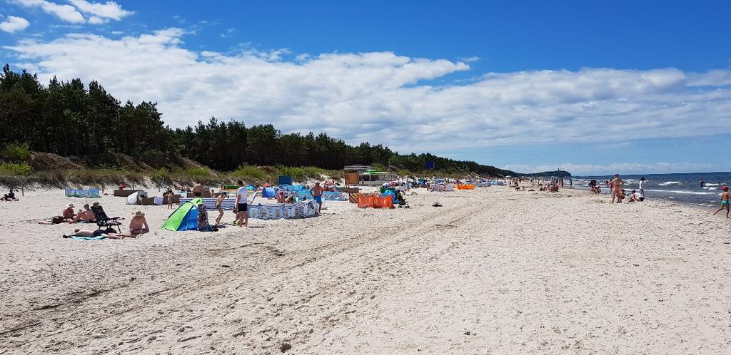 Turystyka Wpływ na krajobraz Utrudnienia w ruchu pojazdów Wyjście na brzeg będzie wykonane metodą mikrotunelu (plaża i klif nie zostaną naruszone) Wylesienia nie będą widoczne z obiektów