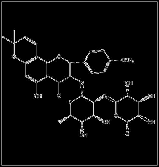 Purity: HPLC 98% Cas NO: 118525-36-3 M.F: C32H38O14 M.W: 646.