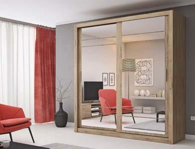 AR-06 szafa dwudrzwiowa 120 x 215 x 60 cm kolorystyka: