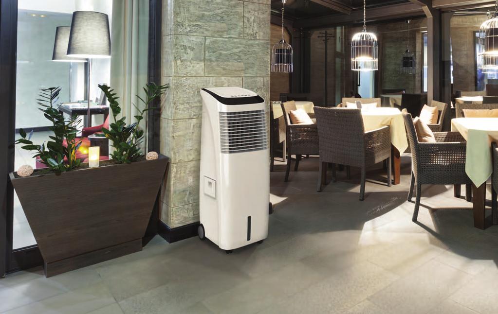 AER PRO Przenośny klimatyzer do zastosowania komercyjnego oraz domowego AER PRO jest urządzeniem z niskim