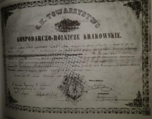 do dziś własnoręcznie sporządzony przez Łukasiewicza Inwentarz apteki w Brzostku spisany 1 września 1859 roku. W Jaśle rozwinął ożywioną działalność farmaceutyczną, naftową i społeczną.