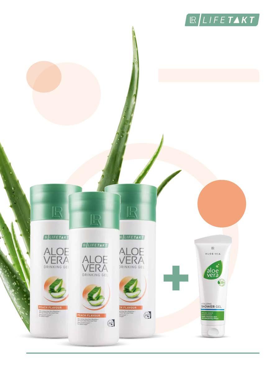 Pyszny i orzeźwiający Wybierz zestaw ALOE VERA DRINKING GEL PEACH FLAVOUR TRÓJPAK* (3 x 1000 ml) + żel pod prysznic za 1 zł zamiast 42,90 zł 80783 92p Suma cen poszczególnych produktów 357,00 zł CENA