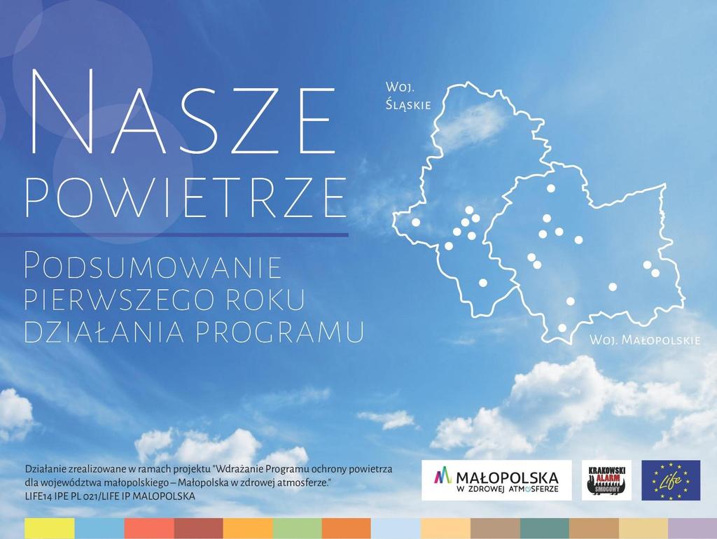 Program Nasze Powietrze Od listopada 2016 r. do kwietnia 2017 r., 14 organizacji pozarządowych uczestniczących w programie zrealizowało 14 projektów o wartości ponad 150 000 złotych.