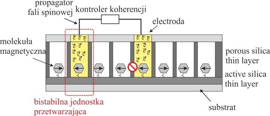 Rozwiązanie powiększony model szkła spinowego