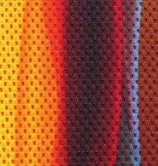 The sample of the fabric shows only the structure of it.