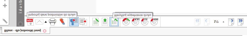 2. Edycja dokumentów 1. Druki sprawozdań finansowych z funkcją XML i PDF możemy uzupełniać w taki sam sposób jak pozostałe druki dostępne w programie,wykorzystując m.in.funkcje importu danych kontrahentów oraz weryfikacji wypełnienia druku.