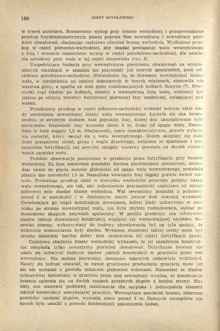 186 JERZY SZYDŁOWSKI w trzech punktach.