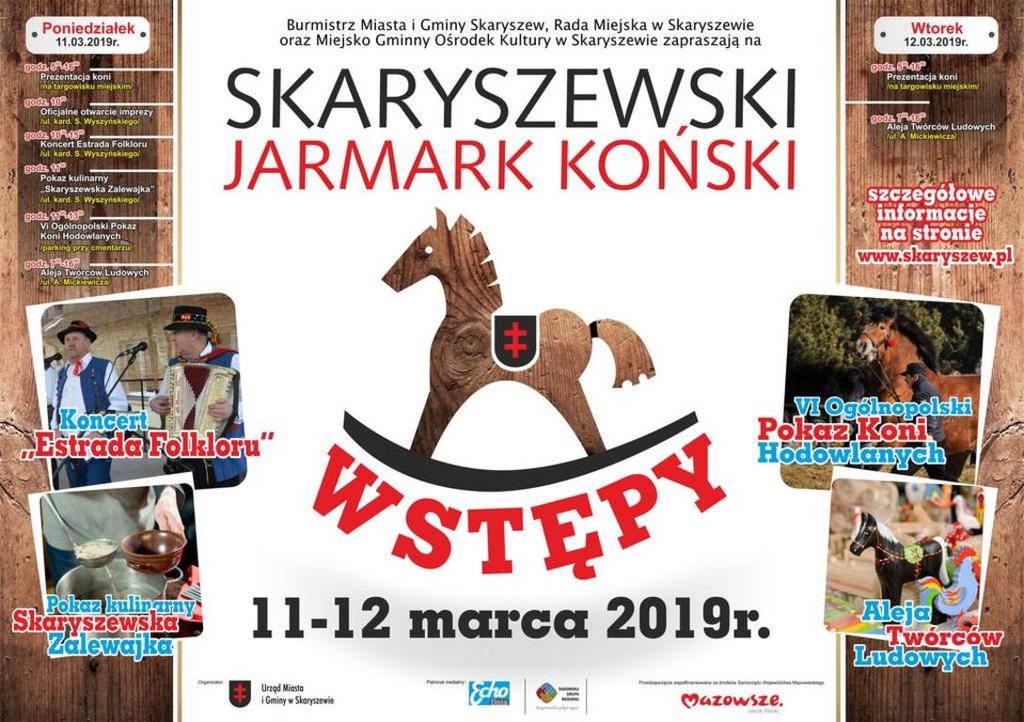 WSTĘPY - POKAZY I WYSTAWY Od sześciu lat, Skaryszewskiemu Jarmarkowi Końskiemu