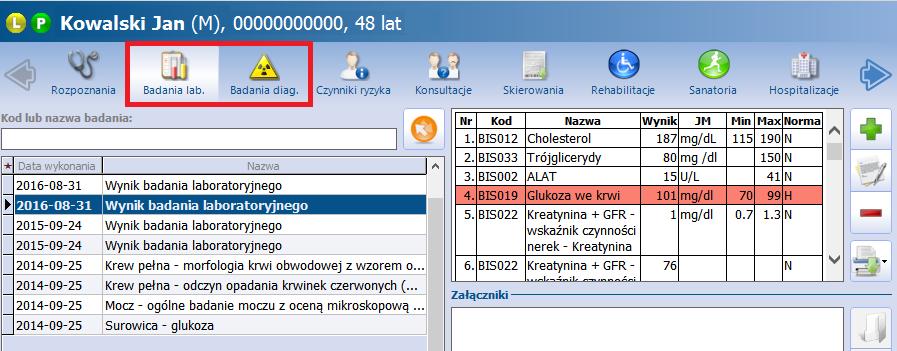 Ewidencja zleconych badań w mmedica Rozdział Ewidencja zleconych badań w mmedica 6 Ścieżka: Rejestracja > pacjent > Dane medyczne Ewidencja > Deklaracje > Zestawienie wykonanych badań POZ Pobrane