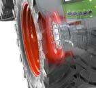 Ciągnik Fendt 1000 Vario może być wyposażony w maksymalnie 7 zaworów hydraulicznych: sześć z tyłu i